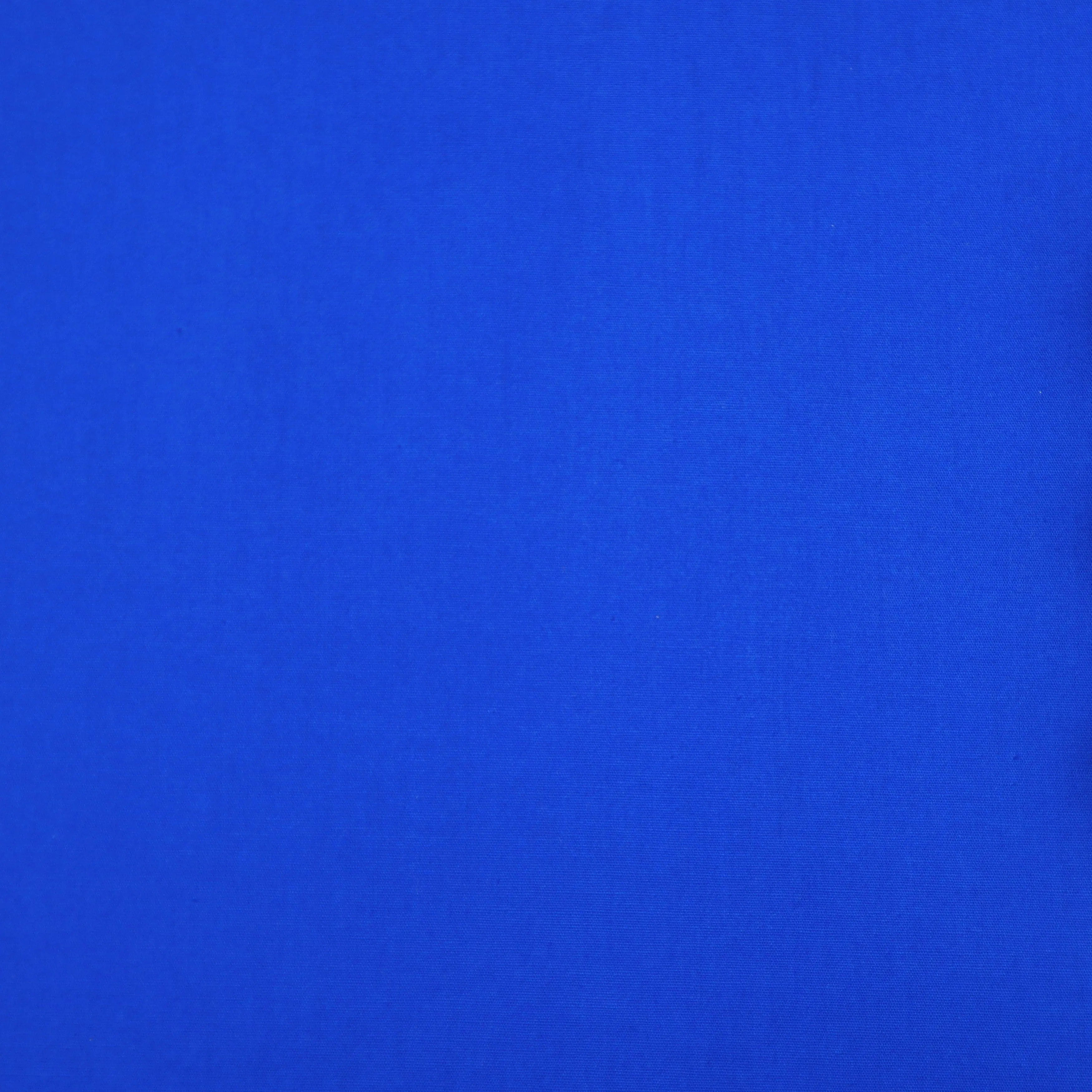 100% Cotton Poplin in Plain Royal Blue