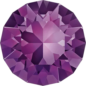 1028 & 1088 Swarovski Chaton & Round Stones, Amethyst (204)