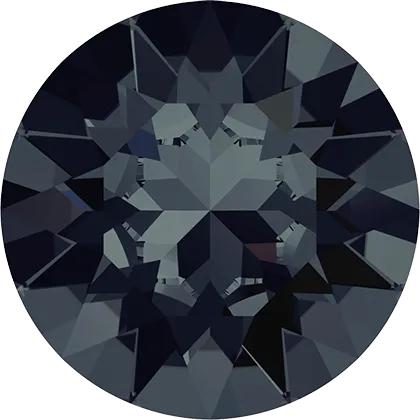 1028 & 1088 Swarovski Chaton & Round Stones, Graphite (253)