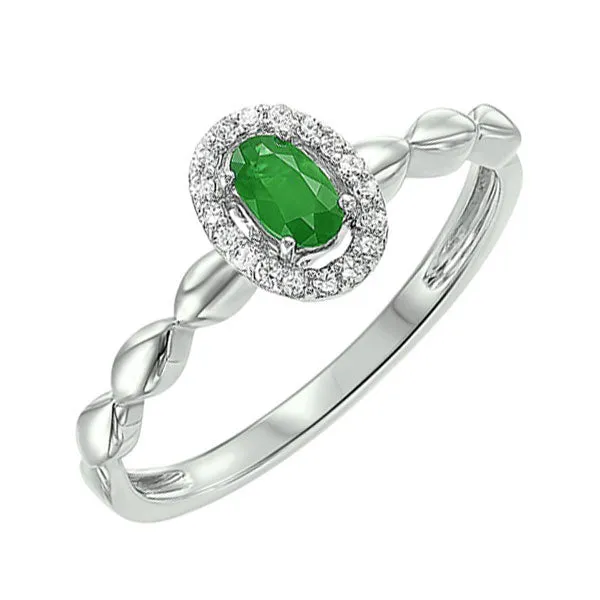 10KT White Gold & Diamond Classic Book Price Point Fashion Ring  - 1/10 ctw