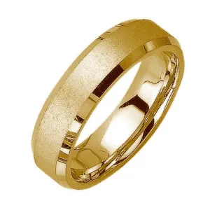 14K or 18K Yellow Gold Plain Ring