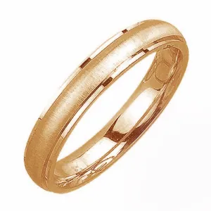 14K or 18K Yellow Gold Plain Ring