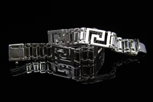14K W/G Unisex Bracelet