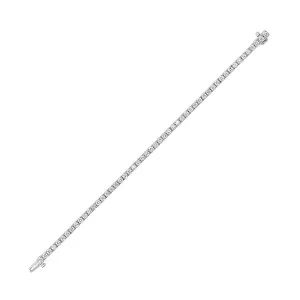 14KT White Gold & Diamond Classic Book Tennis Bracelet  - 4 ctw
