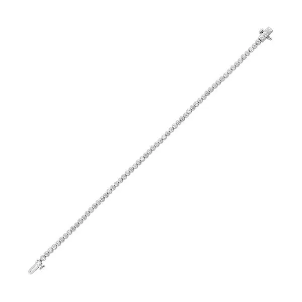 14KT White Gold Stunning Bracelet - 1/5 ctw