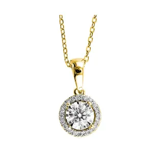 14KT Yellow Gold & Diamond Classic Book Neckwear Pendant  - 1/4 ctw