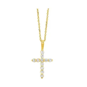 14KT Yellow Gold & Diamond Stunning Neckwear Pendant  - 1/10 ctw
