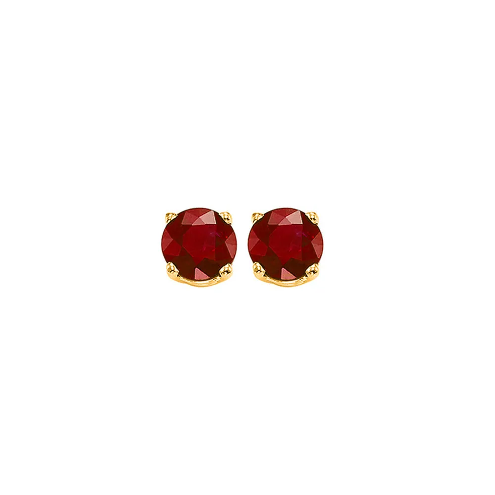 14KT Yellow Gold Stud Earrings