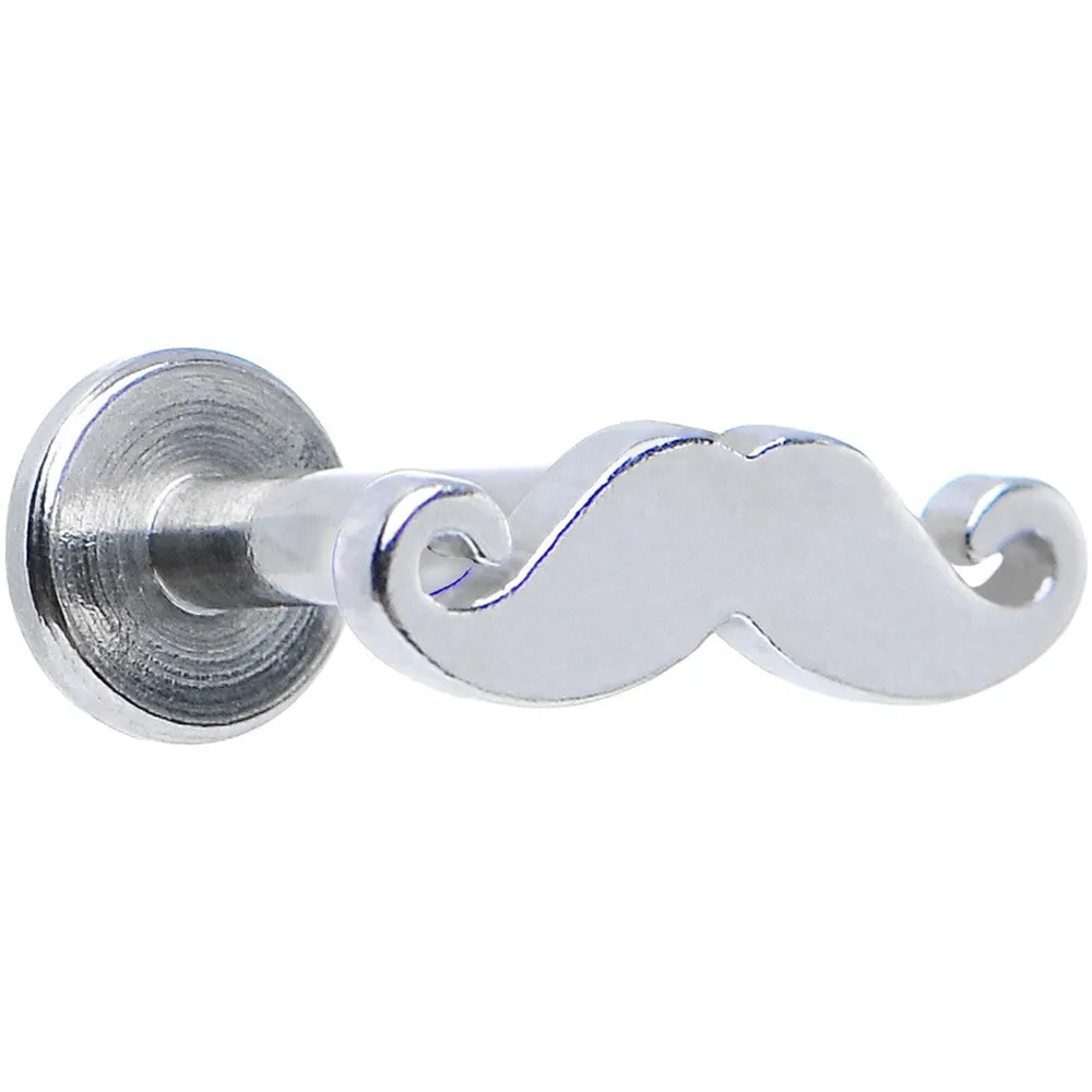 16 Gauge 5/16 Steel Handlebar Mustache Labret Monroe Tragus