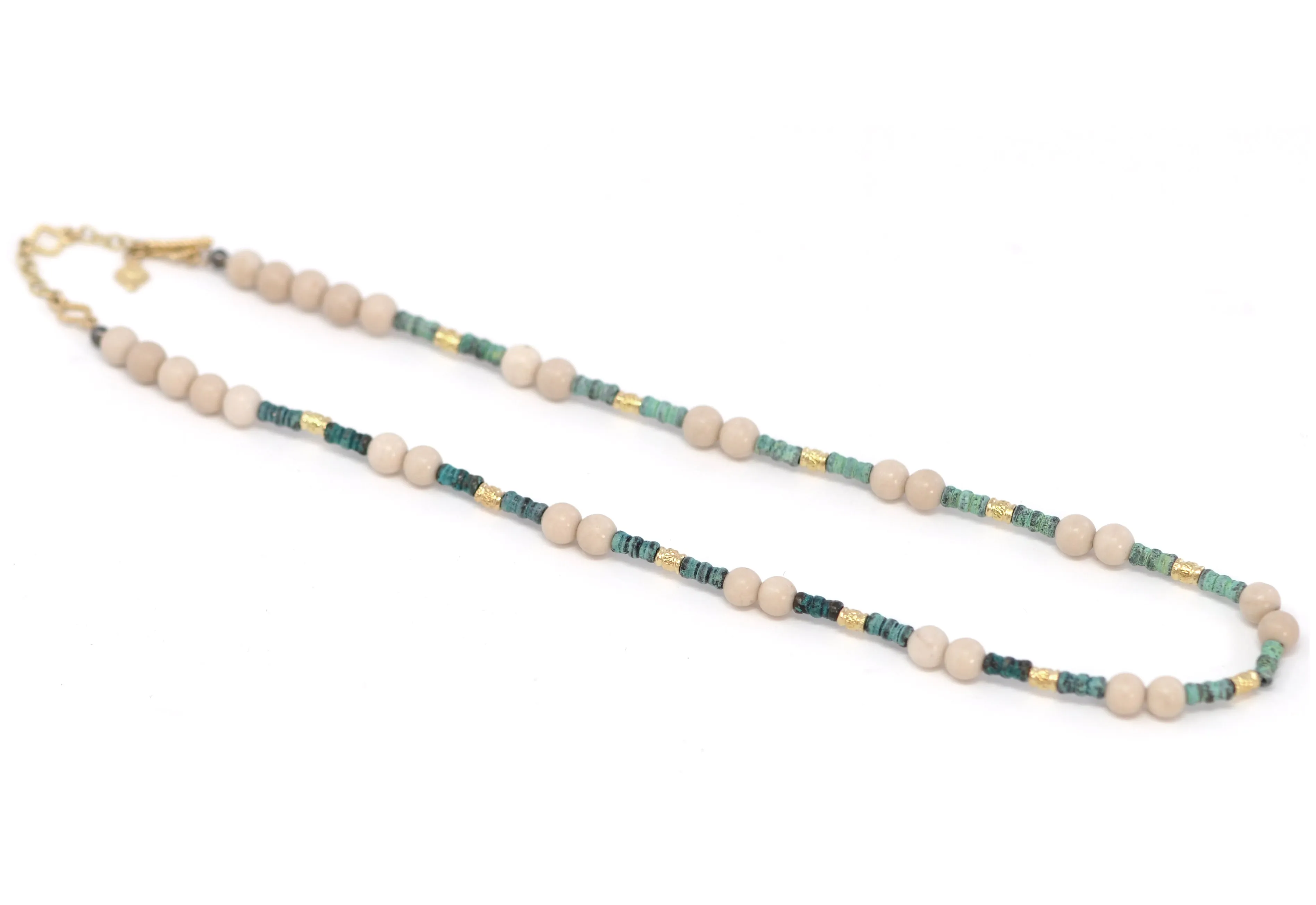 19" MULTI-BEADED NECKLACE