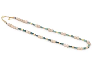 19" MULTI-BEADED NECKLACE