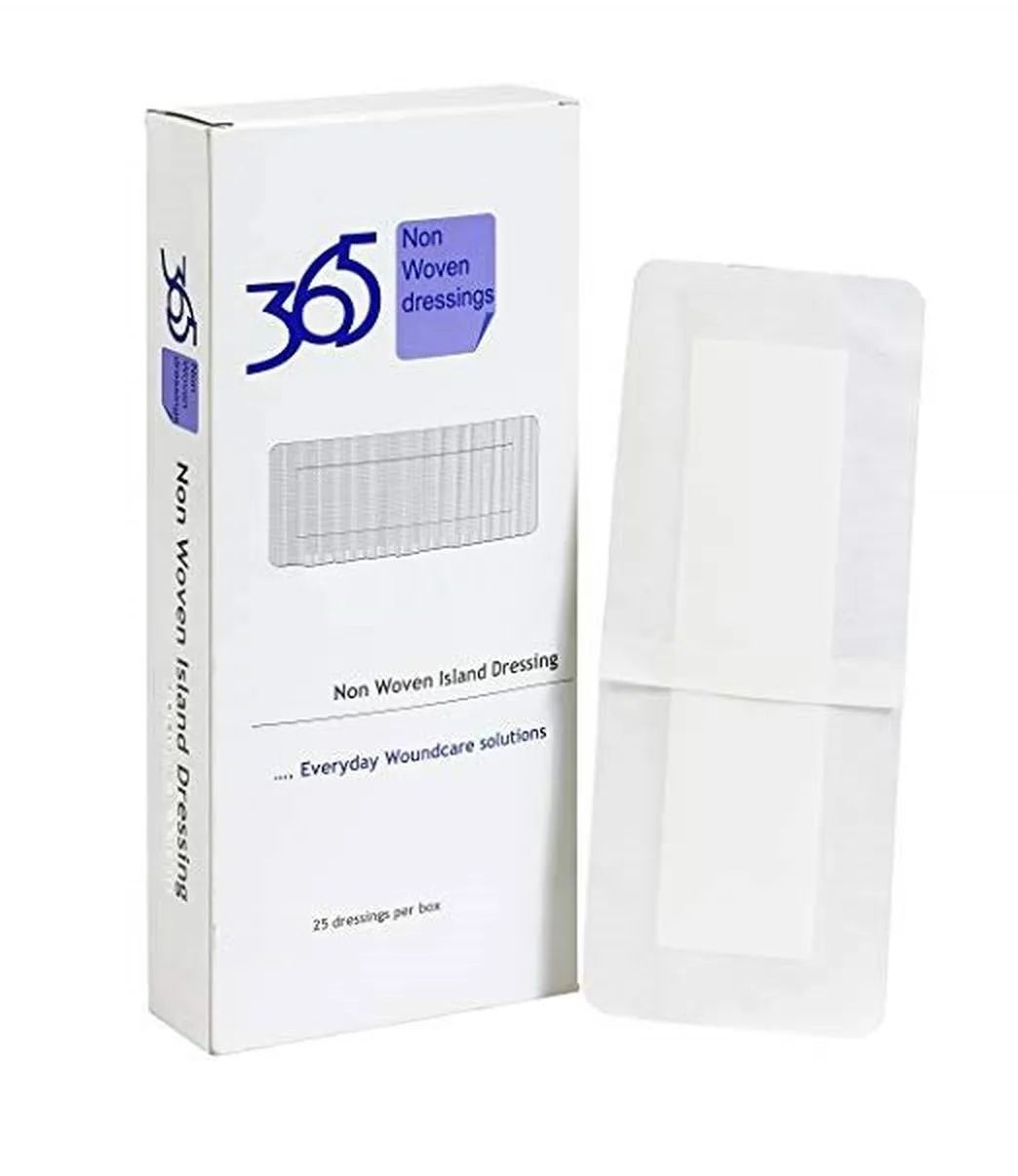 365 Non-woven Island Dressings 8cm x 15CM x 50