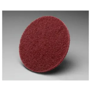 3M™ Scotch-Brite Roloc Discs, 3 in Dia, Aluminum Oxide, Maroon, Medium, 048011-15914