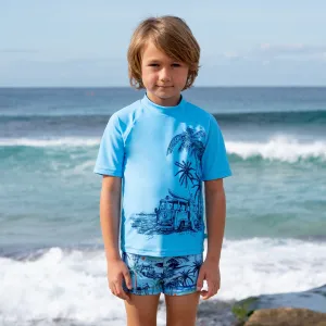 406 Vintage Surf  Short Sleeve Rashvest