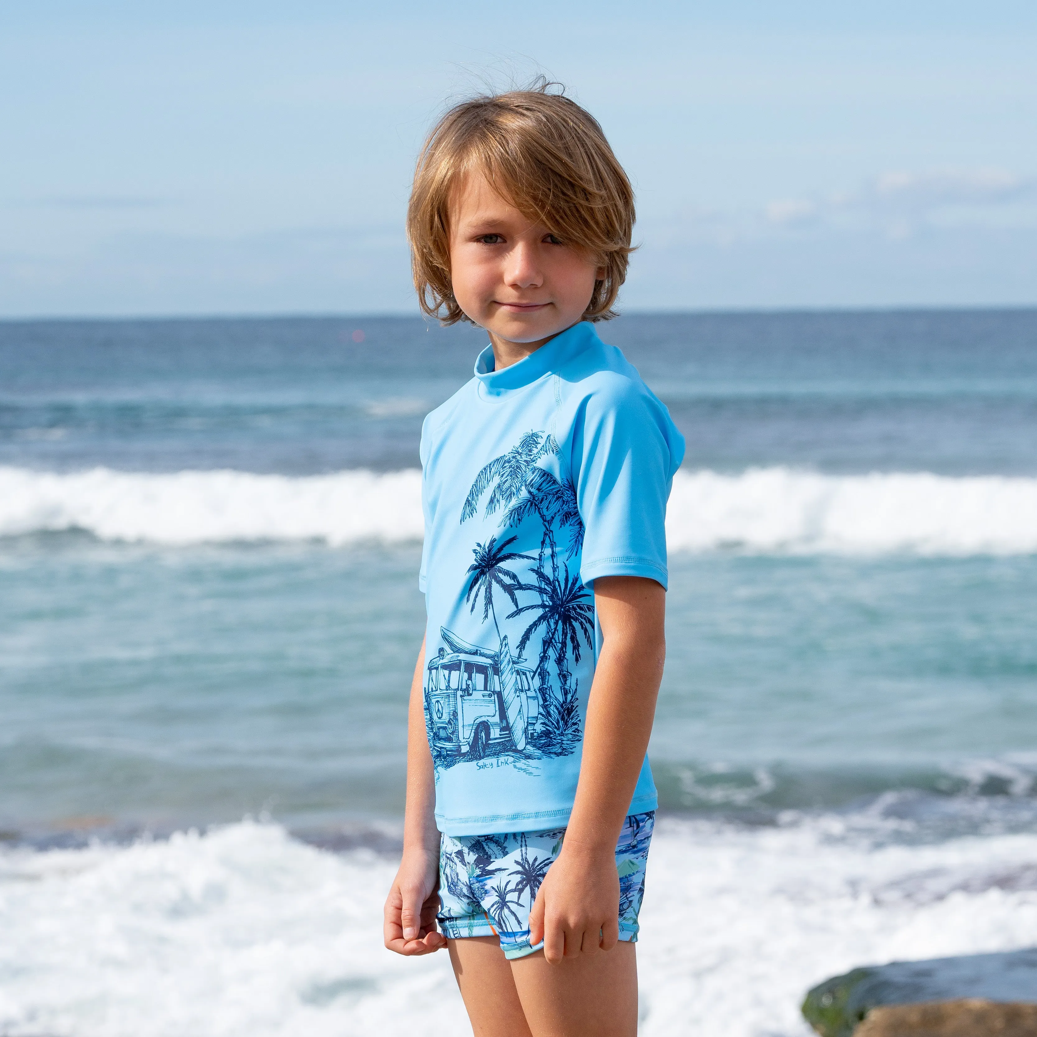 406 Vintage Surf  Short Sleeve Rashvest