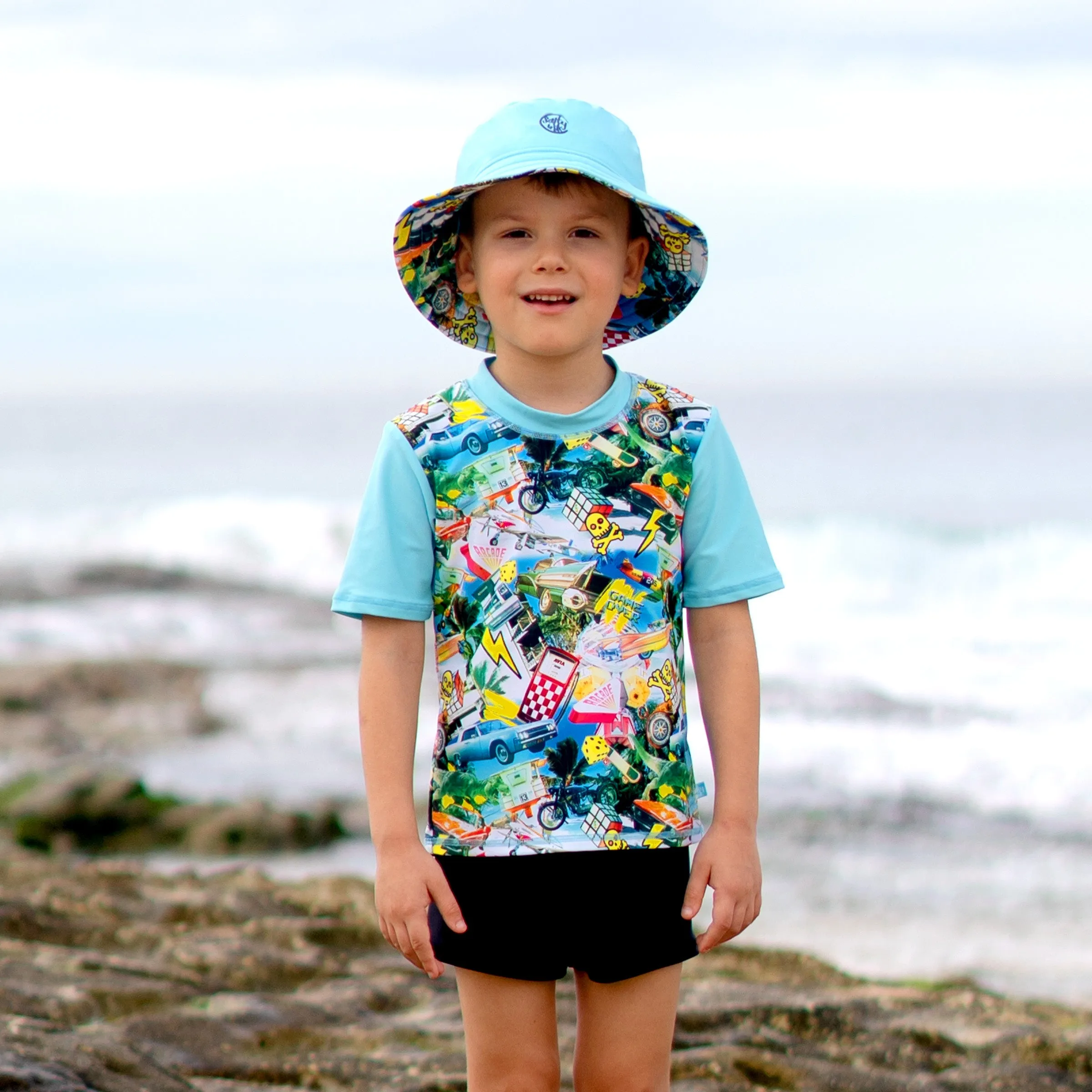 409 Mash Up Short Sleeve Rashvest Set