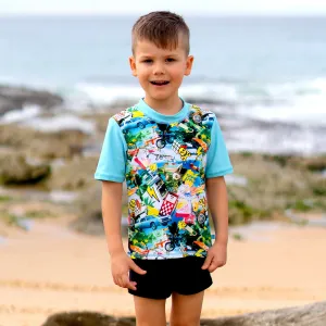409 Mash Up Short Sleeve Rashvest Set