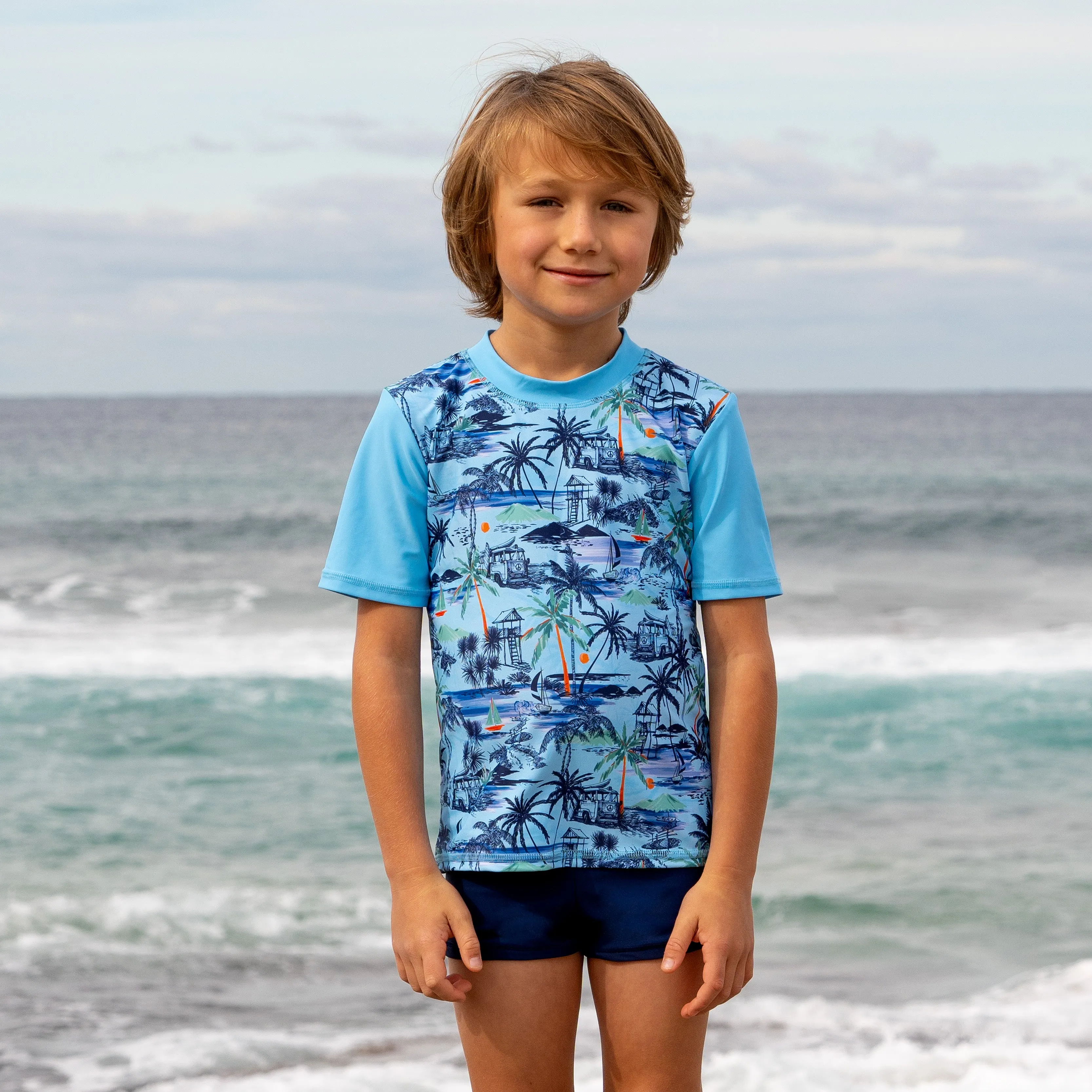 409 Vintage Surf Short Sleeve Rashvest Set