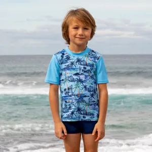 409 Vintage Surf Short Sleeve Rashvest Set