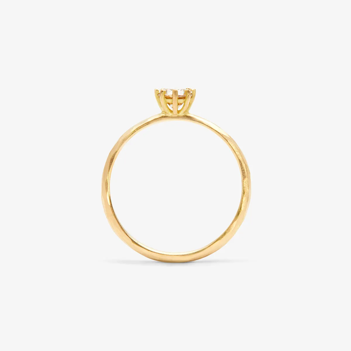 4.5mm Brown Diamond Blooming Ring | R19005BR