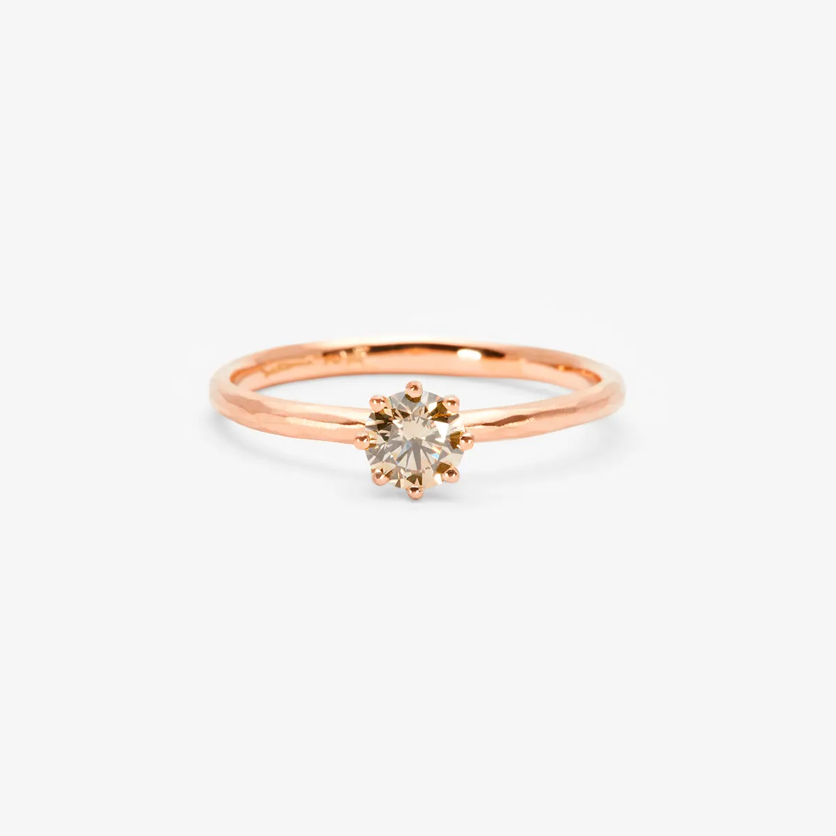 4.5mm Brown Diamond Blooming Ring | R19005BR