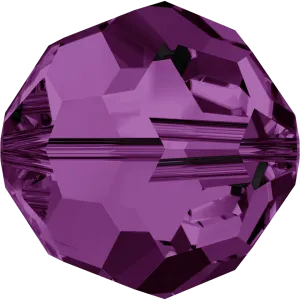 5000 Swarovski Round Beads, Amethyst (204)