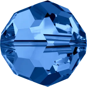 5000 Swarovski Round Beads, Capri Blue (243)