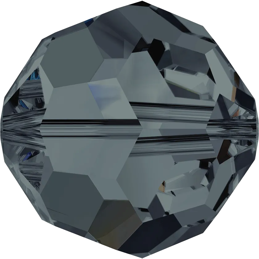 5000 Swarovski Round Beads, Graphite (253)