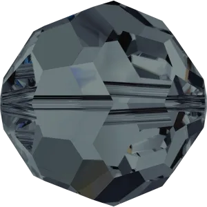 5000 Swarovski Round Beads, Graphite (253)