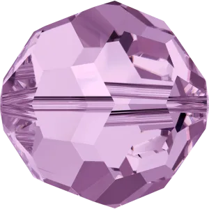 5000 Swarovski Round Beads, Light Amethyst (212)