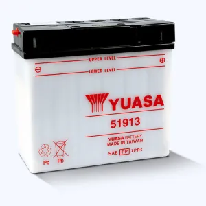 51913 DG Battery with acid pack Yuasa. Alt: YT19BLBS (51913PK)