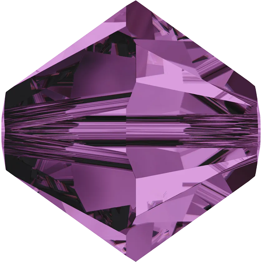 5328 Swarovski Bicone Beads, Amethyst (204)