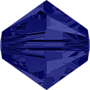 5328 Swarovski Bicone Beads, Dark Indigo (288)