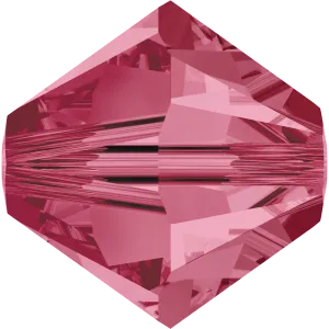 5328 Swarovski Bicone Beads, Indian Pink (289)