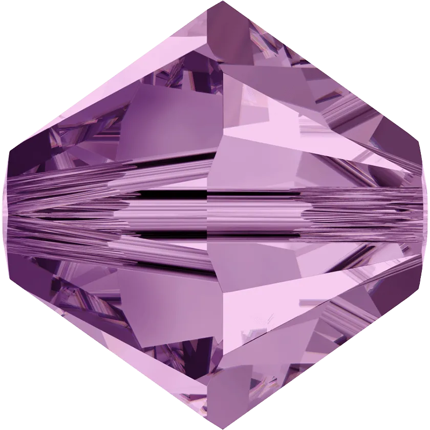 5328 Swarovski Bicone Beads, Light Amethyst (212)