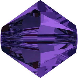 5328 Swarovski Bicone Beads, Purple Velvet (277)