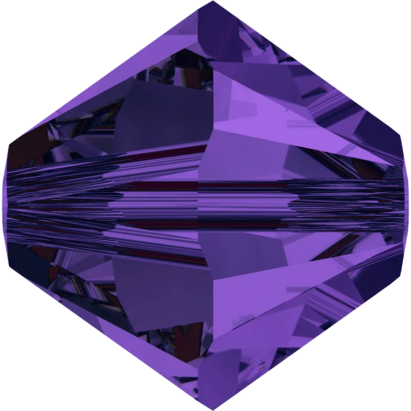 5328 Swarovski Bicone Beads, Purple Velvet (277)