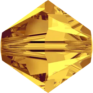 5328 Swarovski Bicone Beads, Sunflower (292)