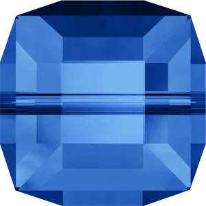 5601 Swarovski Cube Beads, Sapphire (206)