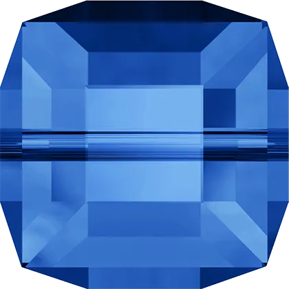 5601 Swarovski Cube Beads, Sapphire (206)