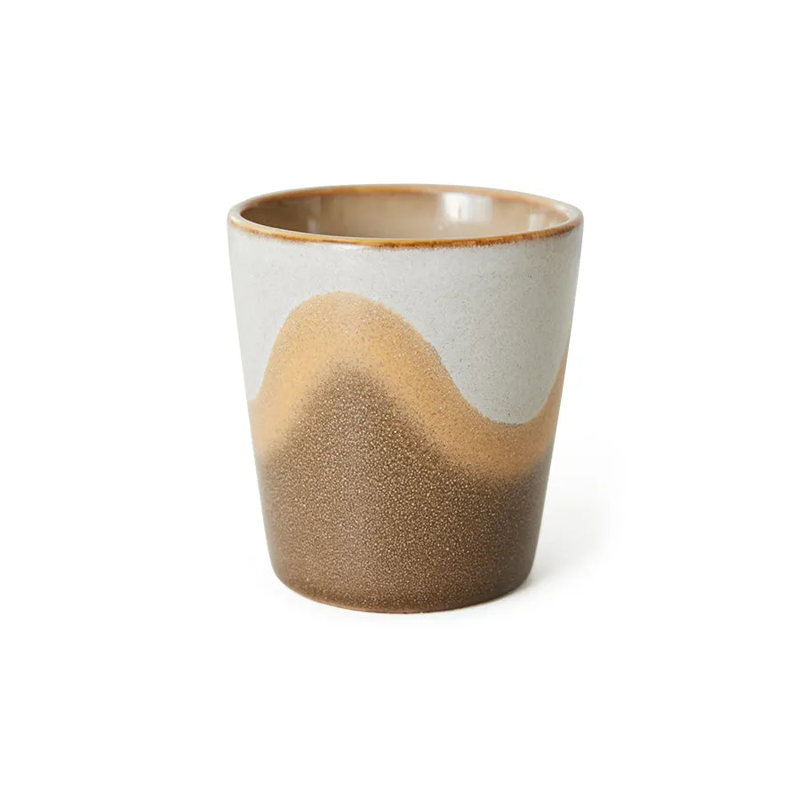 70s ceramics: coffee mug, Oasis