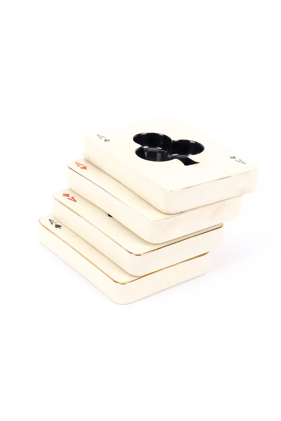 Aces Card Suit Tray Set
