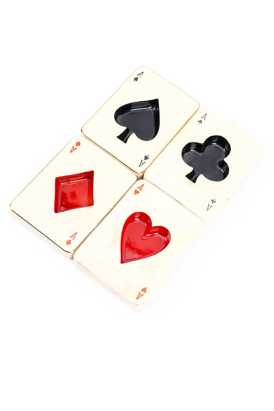 Aces Card Suit Tray Set