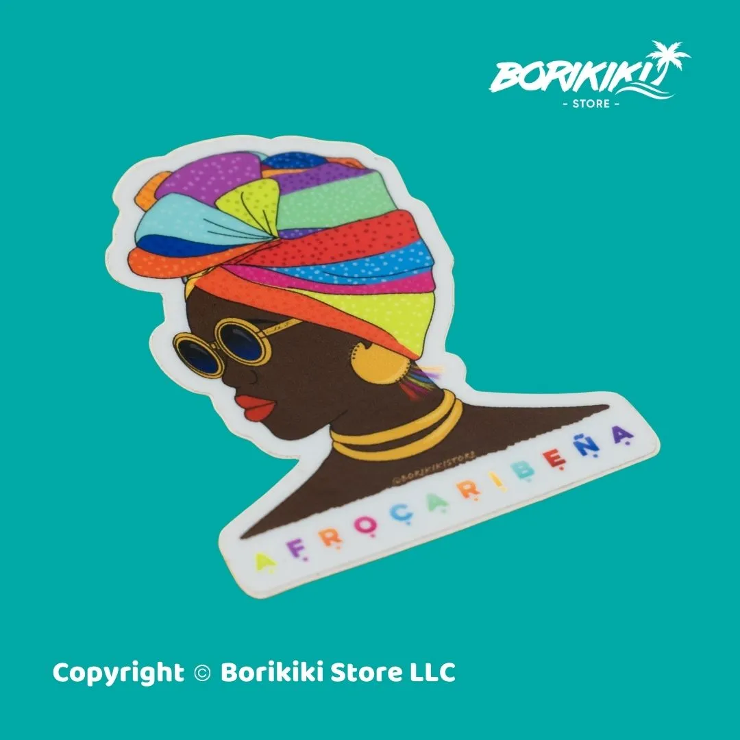 Afrocaribeña (Premium Matte Sticker)