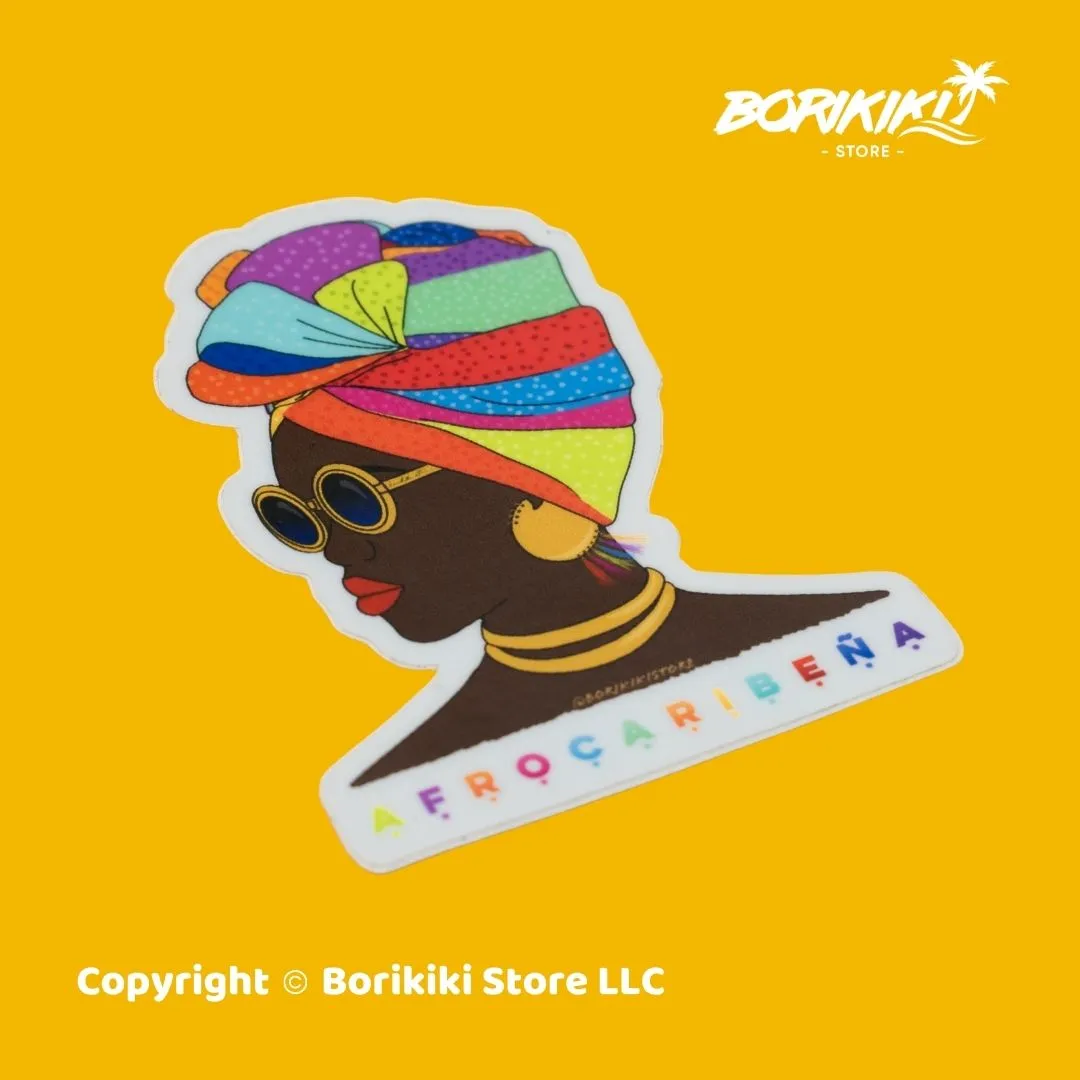 Afrocaribeña (Premium Matte Sticker)
