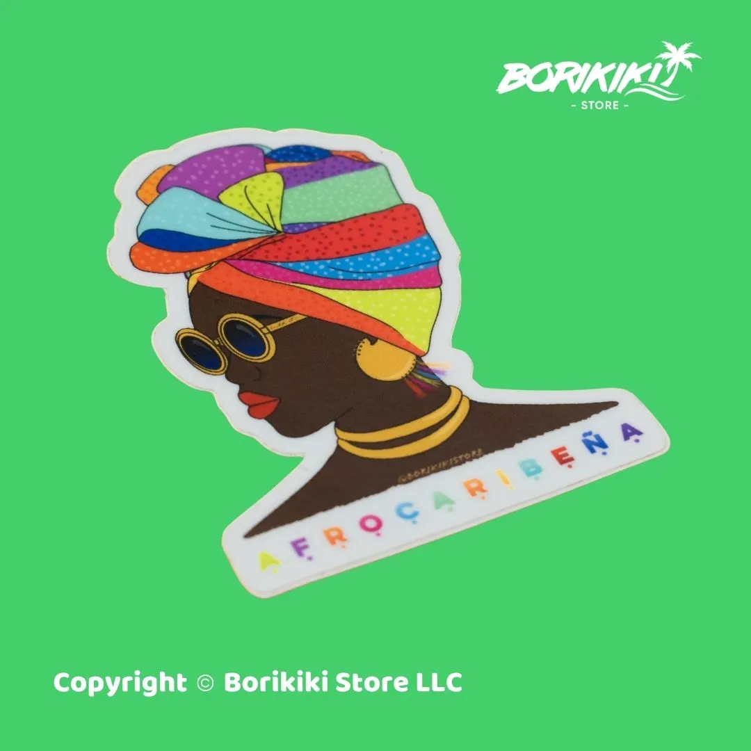 Afrocaribeña (Premium Matte Sticker)