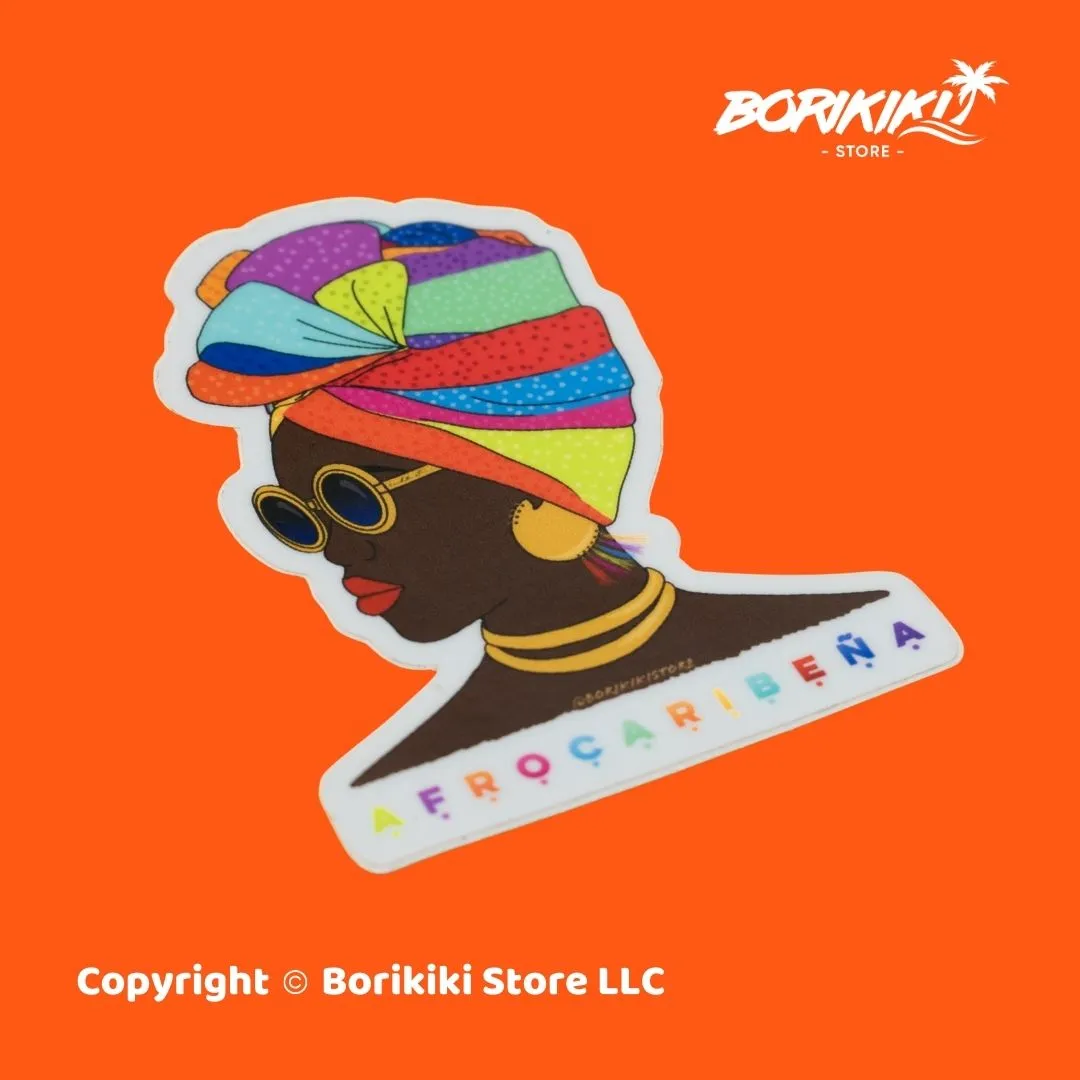 Afrocaribeña (Premium Matte Sticker)