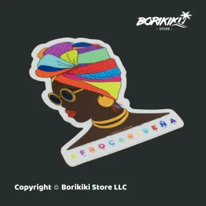 Afrocaribeña (Premium Matte Sticker)