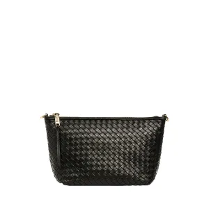 AGNES BAG - BLACK WEAVE