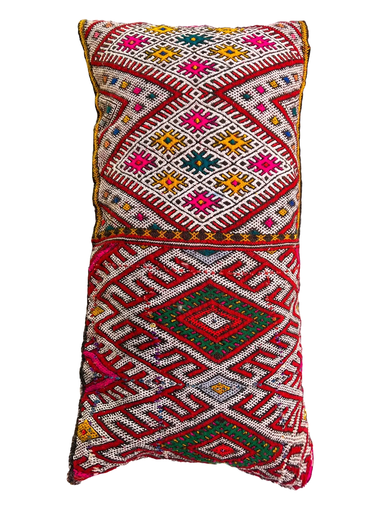 Ain Leuh Lumbar Pillow - Mismatched Evil Eyes